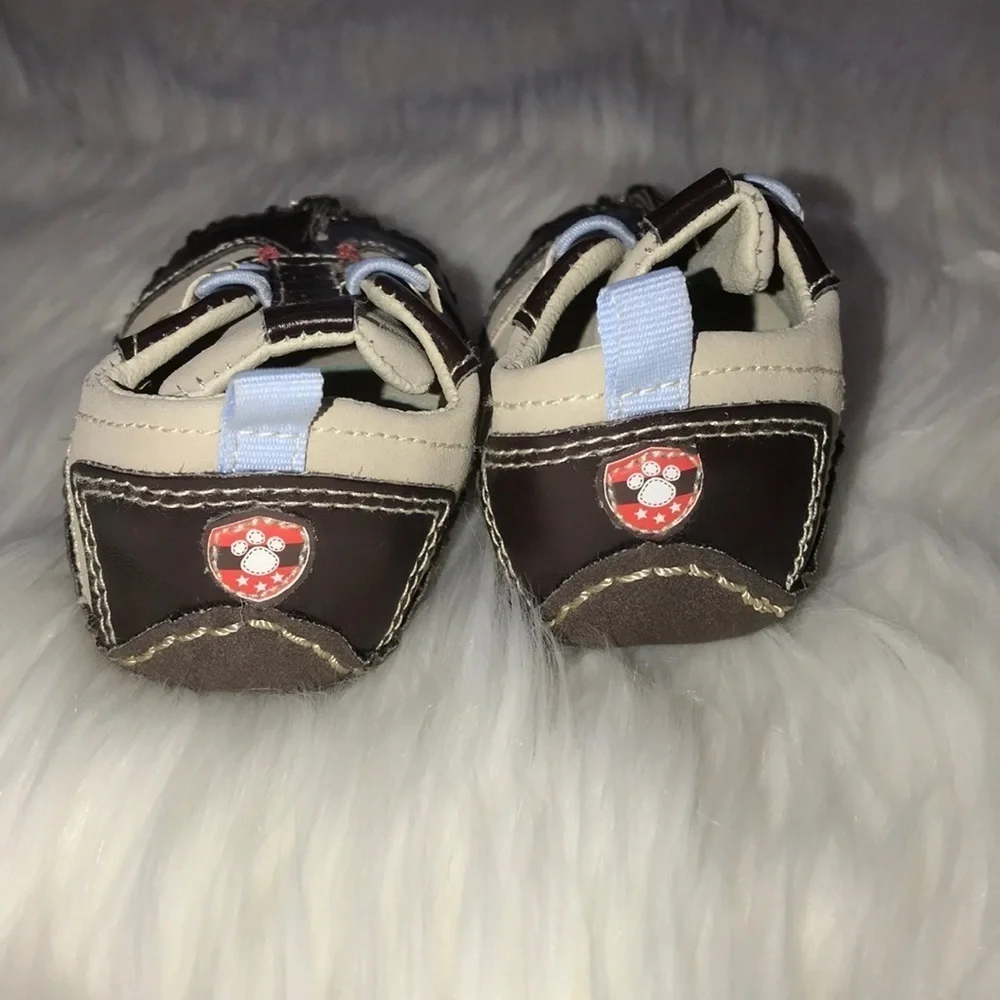 Carter’s Baby Boy Football Crib Shoes Size 1